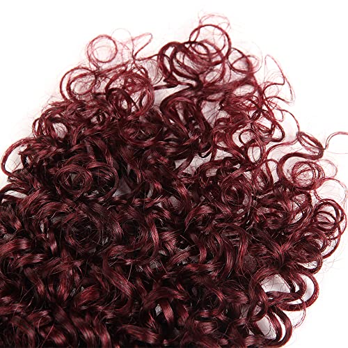 Burgundy Ombre Water Wave Human Hair Bundles 30-32-34 Inch