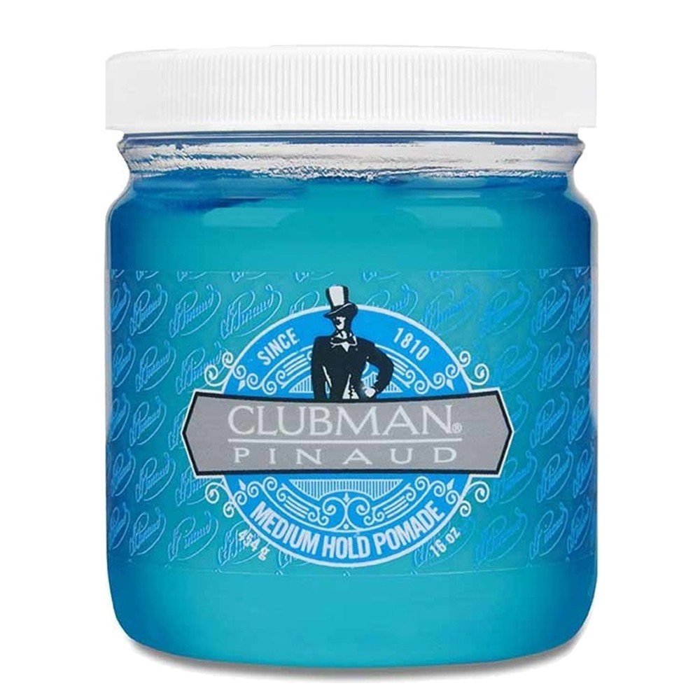 Clubman Pomade Large, Medium Hold, 16 Ounce