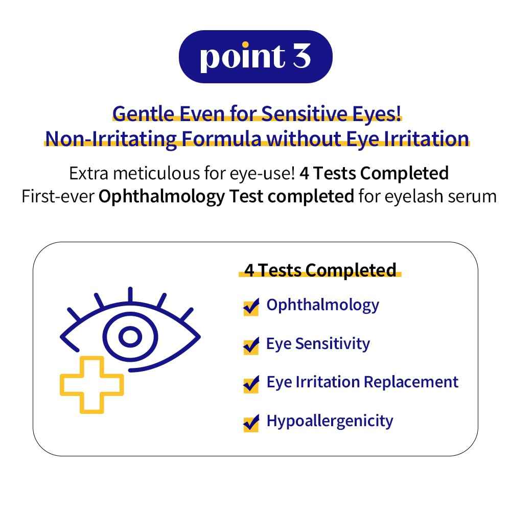 ETUDE Power Eyelash Ampoule 1+1 Set, Lash and Brow Treatment, Caffeine-Infused, Ultra Slim Tip, Lash Booster, Korean Makeup, Beauty (1.31 Fl Oz)