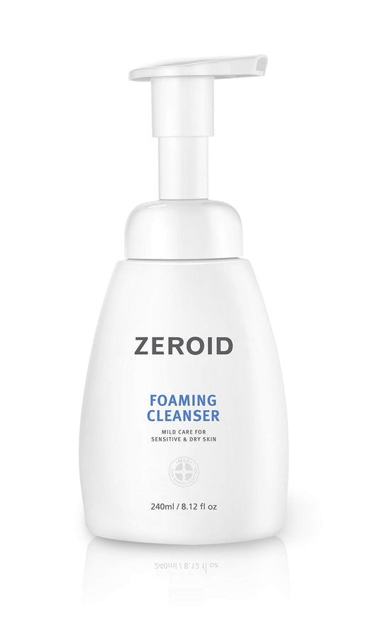 ZEROID Korean Dermocosmetic Foaming Cleanser Mild Care for Senstive & Dry Skin (240 mL)