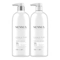 Nexxus Clean and Pure Clarifying Shampoo and Conditioner 2-Pack With ProteinFusion, for Nourished Hair Paraben Free 33.8 oz