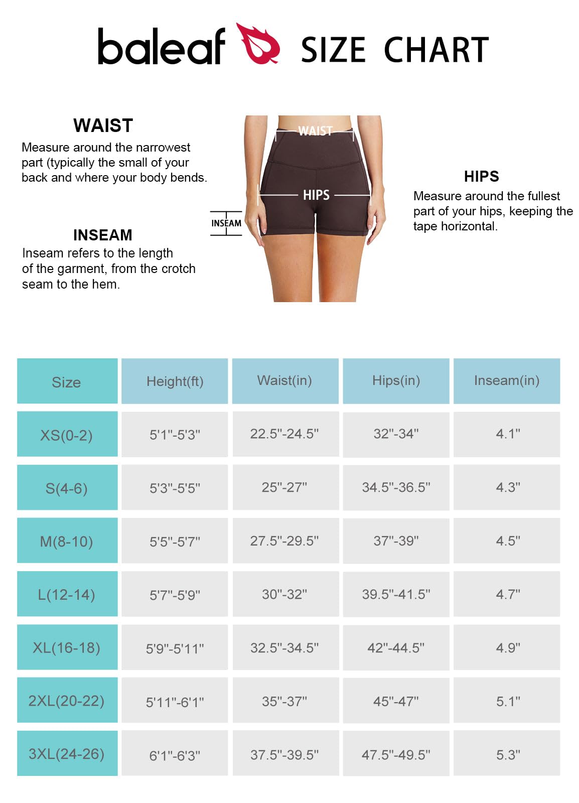 BALEAF Biker Shorts Women Yoga Gym Workout Spandex Running Volleyball Tummy Control Compression Shorts with Pockets 5" Brown XS