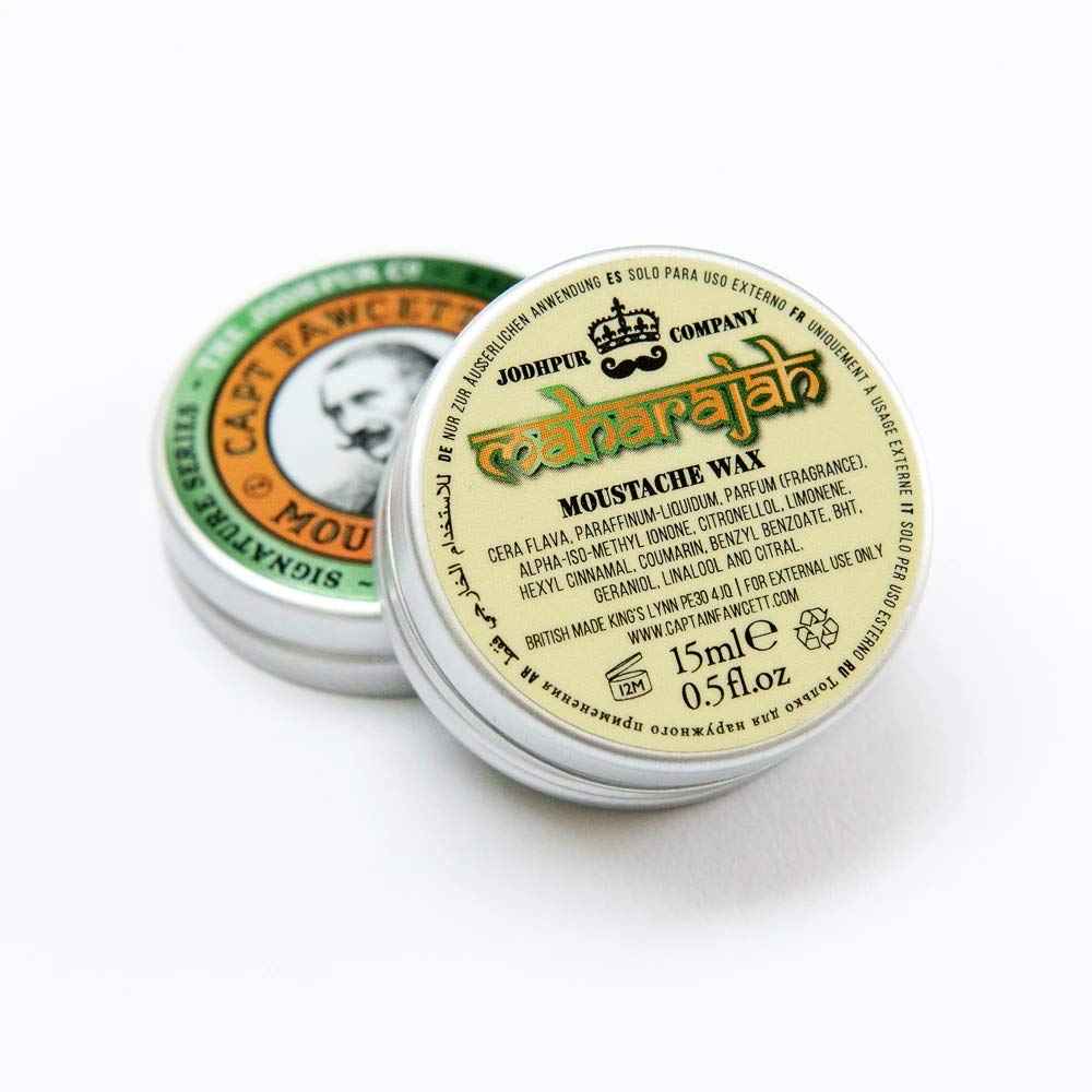 CAPTAIN FAWCETT Moustache Wax 0.5oz (0.5oz, Maharajah)