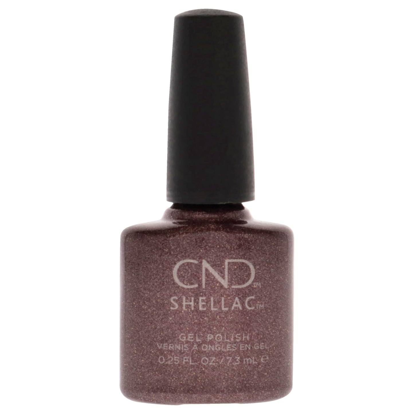 CND Shellac Gel Nail Polish, Long-lasting NailPaint Color with Curve-hugging Brush, Nude/Brown/Tan Polish, 0.25 fl oz