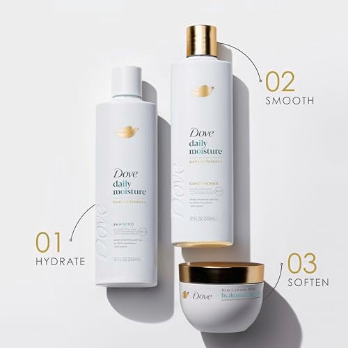 Dove Nutritive Solutions Moisturizing Conditioner for Dry Hair Daily Moisture Deep Conditioner Detangles and Nourishes Dry Hair 12 oz,(Pack of 8)