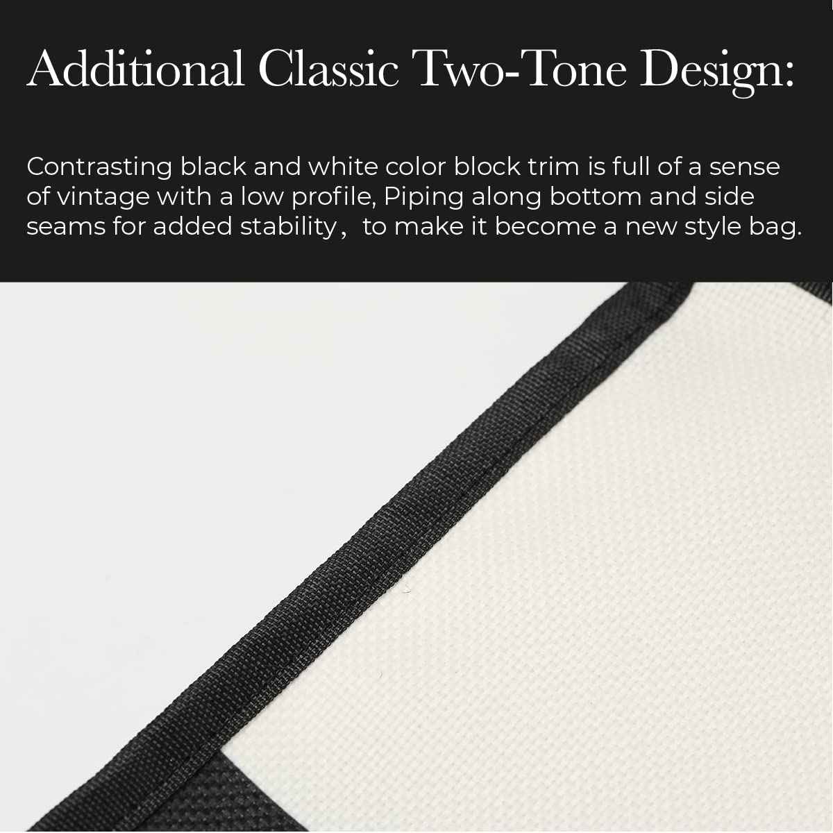 HODREU Monogrammed Cosmetic Bag, Women's Travel Makeup Bag, Personalized Initials, Black, 11" x 7" x 2.1"