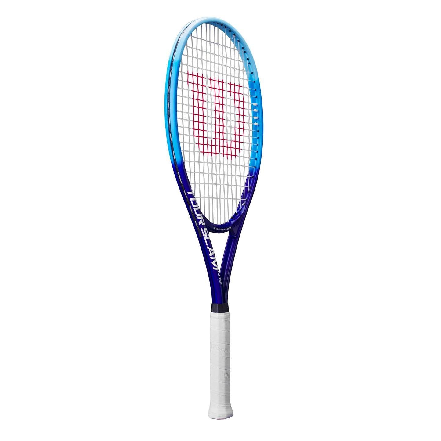 Wilson Tour Slam Lite Adult Recreational Tennis Racket - Grip Size 3: 4 3/8", Light Blue/Dark Blue