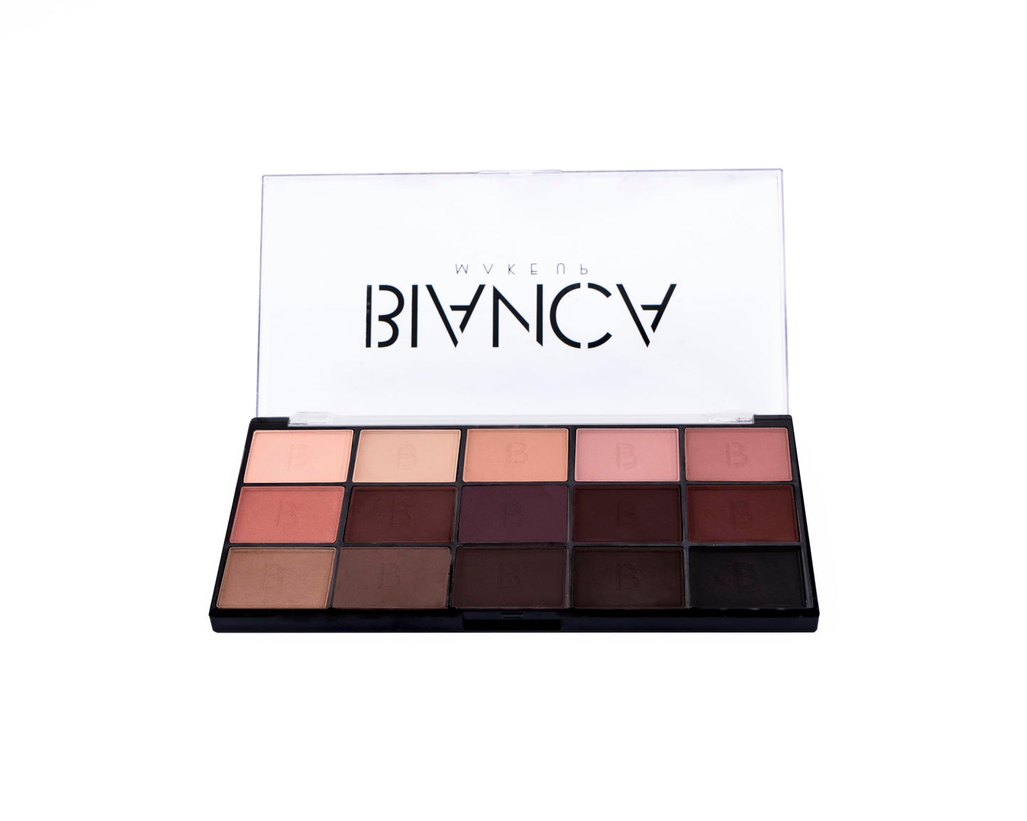 BIANCA MAKEUP 15 Colors Eyeshadow Palette | Versatile Range for Unlimited Eye Looks. (Nude)