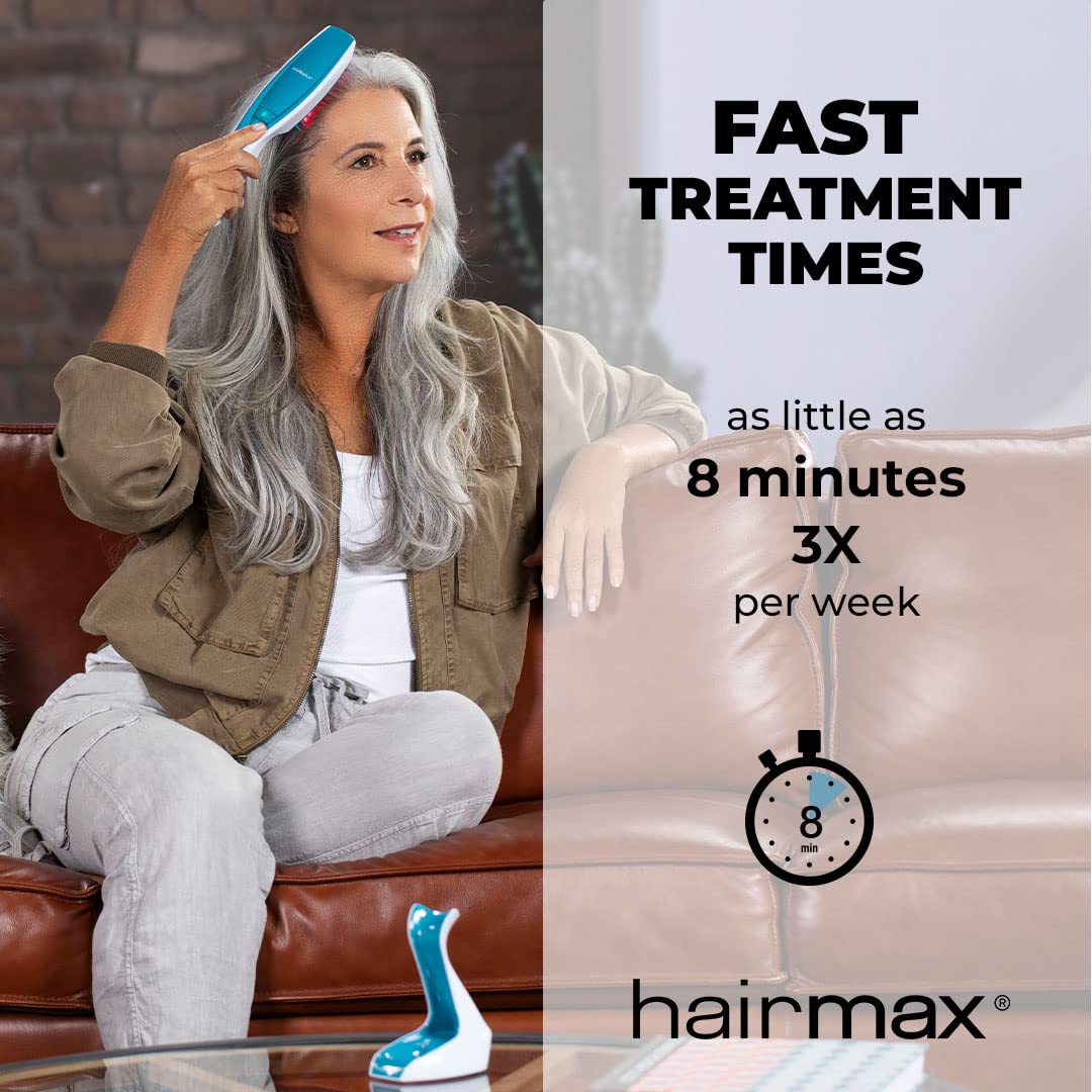 HairMax ULTIMA 12 LaserComb - Stimulates Hair Growth, Reverses Thinning, Regrows Fuller More Vibrant Hair.