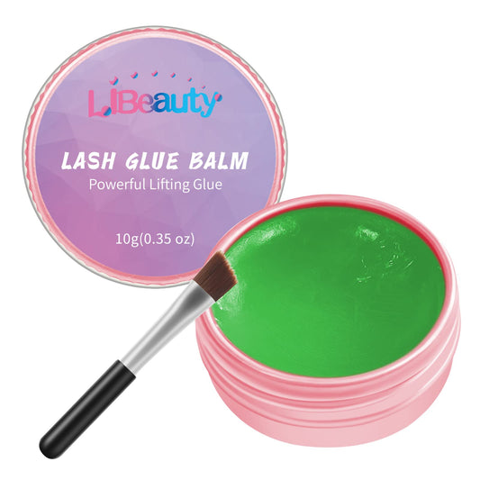 Libeauty Lash Lift Glue Balm Lash Lift Adhesive Strong Sticky Fruit Flavor Eyelash & Eyebrow Perm Glue Balm Brow Lamination Gel