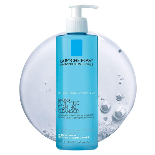 La Roche-Posay Toleriane Purifying Foaming Cleanser, 13.52 Fl oz