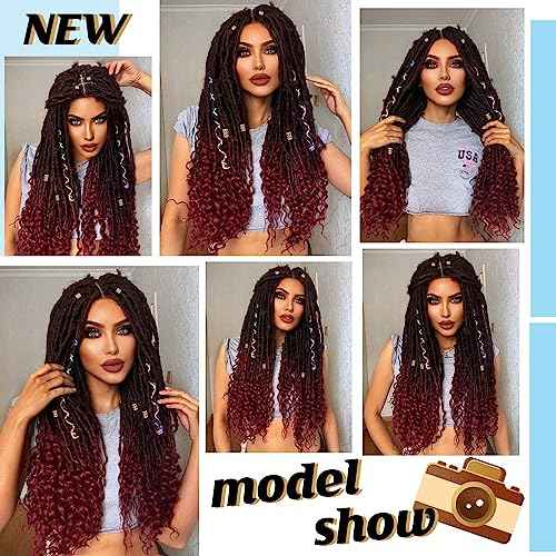 Ebingoo 32'' Knotless Braided Wigs for Black Women Boho + Wig Cap Double Lace Front braided Wigs with Baby Hair Box Braided Lace Frontal Wigs Knotless Dreadlock Wig for Women Girls Daily Wear