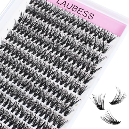 LAUBESS 40D Cluster Lashes - 240pcs Individual Eyelash Extensions