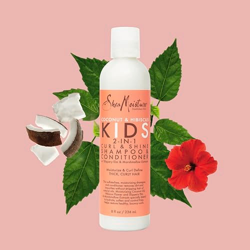 SheaMoisture Kids 2-in-1 Coconut Hibiscus Shampoo Conditioner 8oz