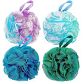 XL Exfoliating Shower Loofah Sponge Set of 4