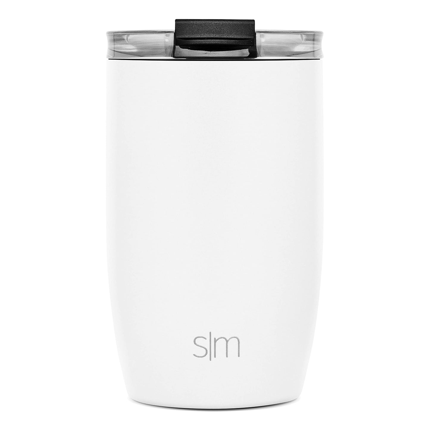 Simple Modern Travel Coffee Mug Tumbler with Flip Lid | Reusable Insulated Stainless Steel Cold Brew Iced Coffee Cup Thermos | Gifts for Women Men Him Her | Voyager Collection | 12oz | Winter White