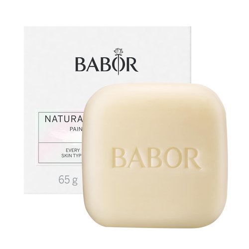 BABOR Natural Cleansing Bar for Oily Skin and Combination Skin, Solid Facial Cleansing for a Clarified Complexion, with Aloe Vera and Baobab Oil, 1 x 65 g