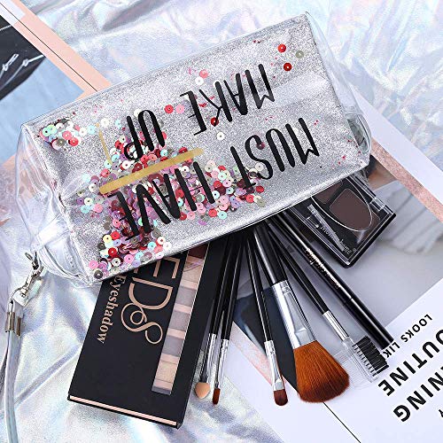 12-Color Eyeshadow Makeup Kit with Eyeliner, Brushes & Bag