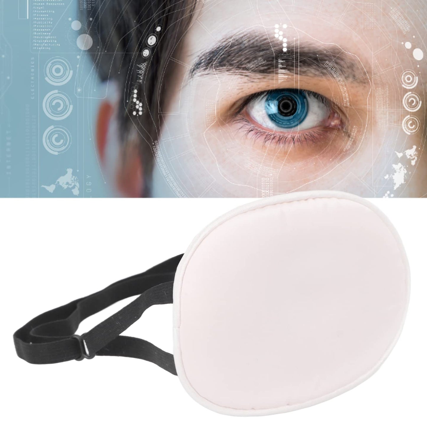 Amblyopia Eye Patch Strabismus Eye Patch Silk Cotton Vision Correction Eye Patch for Adults, Strabismus Treatment Patch(Pink)