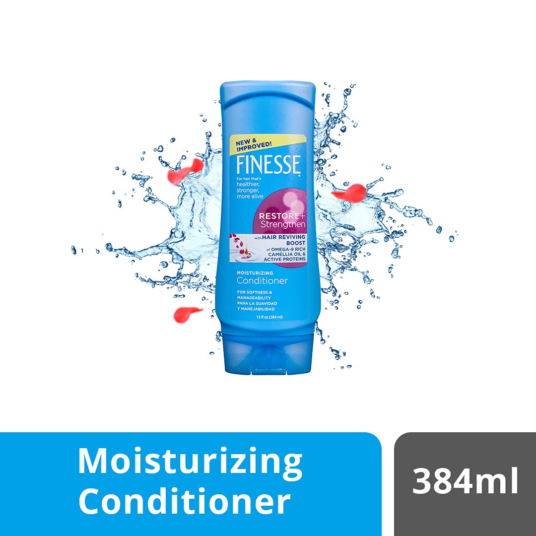 Finesse Restore + Strengthen, Moisturizing Conditioner 13 oz (Pack of 6)