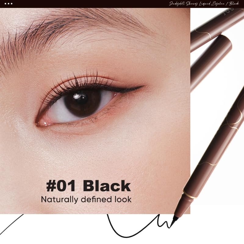 JUDYDOLL Blooming Liquid Eyeliner Pen 0.02mm Ultra Fine Tip Black