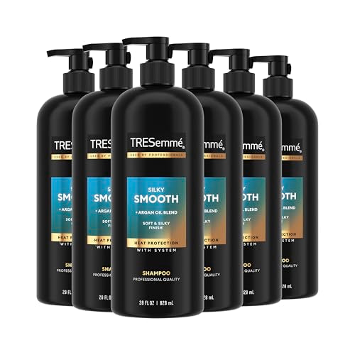 TRESemm? Silky & Smooth Anti-Frizz Shampoo For Frizzy Hair Formulated With Pro Style Technology 28 Fl Oz (Pack of 6)