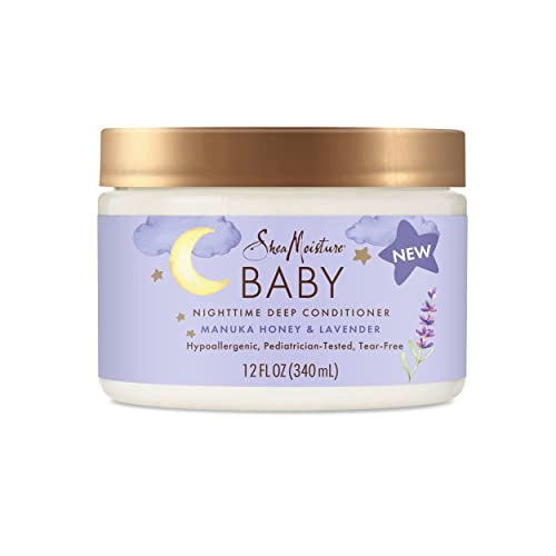 Shea Moisture Baby Deep Conditioner Manuka Honey Lavender 12oz - Gentle, Hydrating & Hypoallergenic