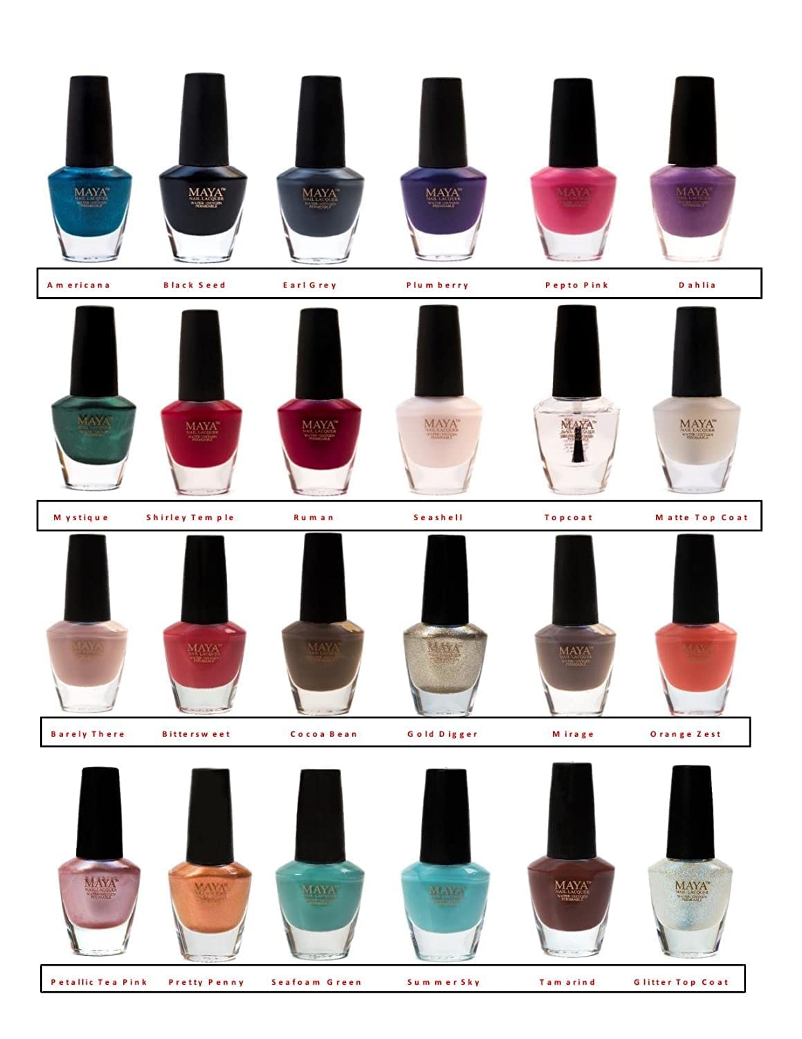 MAYA Cosmetics Halal Breathable Quick Dry Nail Polish, Vegan and Cruelty Free, Oxygen & Water Permeable Nail Lacquer, Non Toxic Gentle On Nails, Cocoa Bean