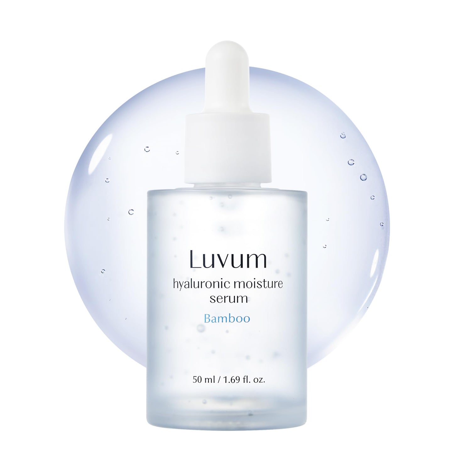 Luvum Bamboo Hyaluronic Moisture Serum, Ceramide, Hyaluronic Acid, 1.69 fl. oz