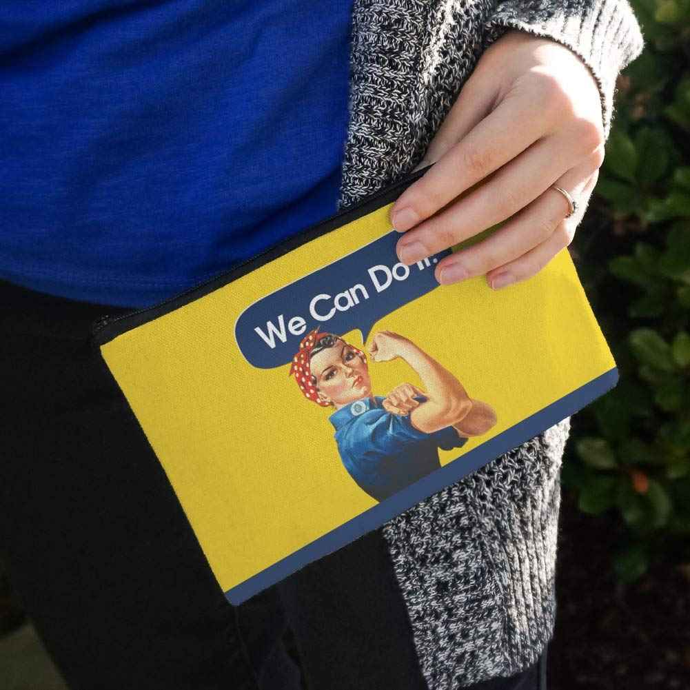 GRAPHICS & MORE Rosie The Riveter Poster World War II Makeup Cosmetic Bag Organizer Pouch