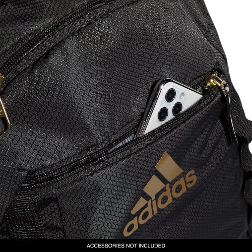 adidas Excel 6 Backpack, Black/Gold Metallic, One Size