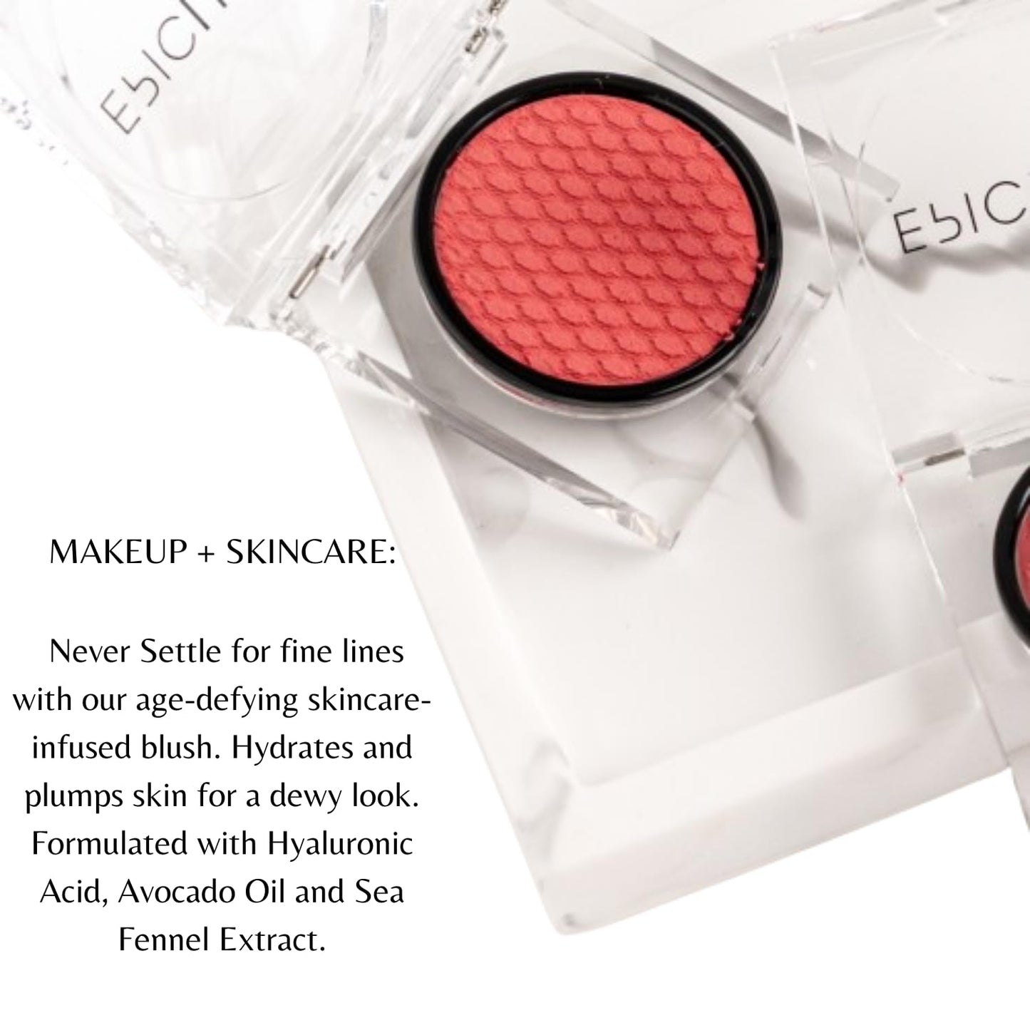 Epiclight Never Settle Radiant Cheek + Lip Blush - Cream Blush Multiuse 3 in 1 for Cheeks + Lips and Lids - Non-Toxic & Cruelty Free- Makeup + Skincare - Paraben & Sulfate-free (Whispering Peach)