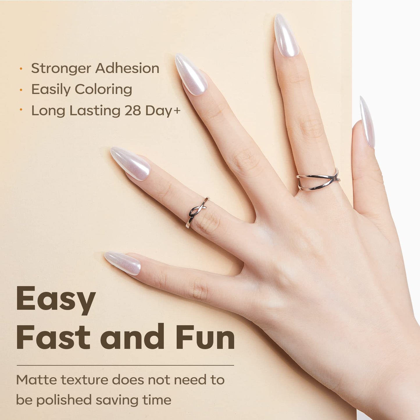 Modelones Medium Almond Nail Tips, 500Pcs Pre-shaped Full Matte Cover False Nails No Filed Stronger Acrylic Extensions Press on Nails, 10 Sizes