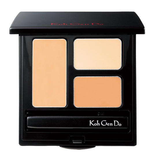 Koh Gen Do Perfect Match Moisture Concealer: Radiant Perfection with All-Day Coverage and Continuous Benefits - Featuring 3 Blendable Shades in One Compact