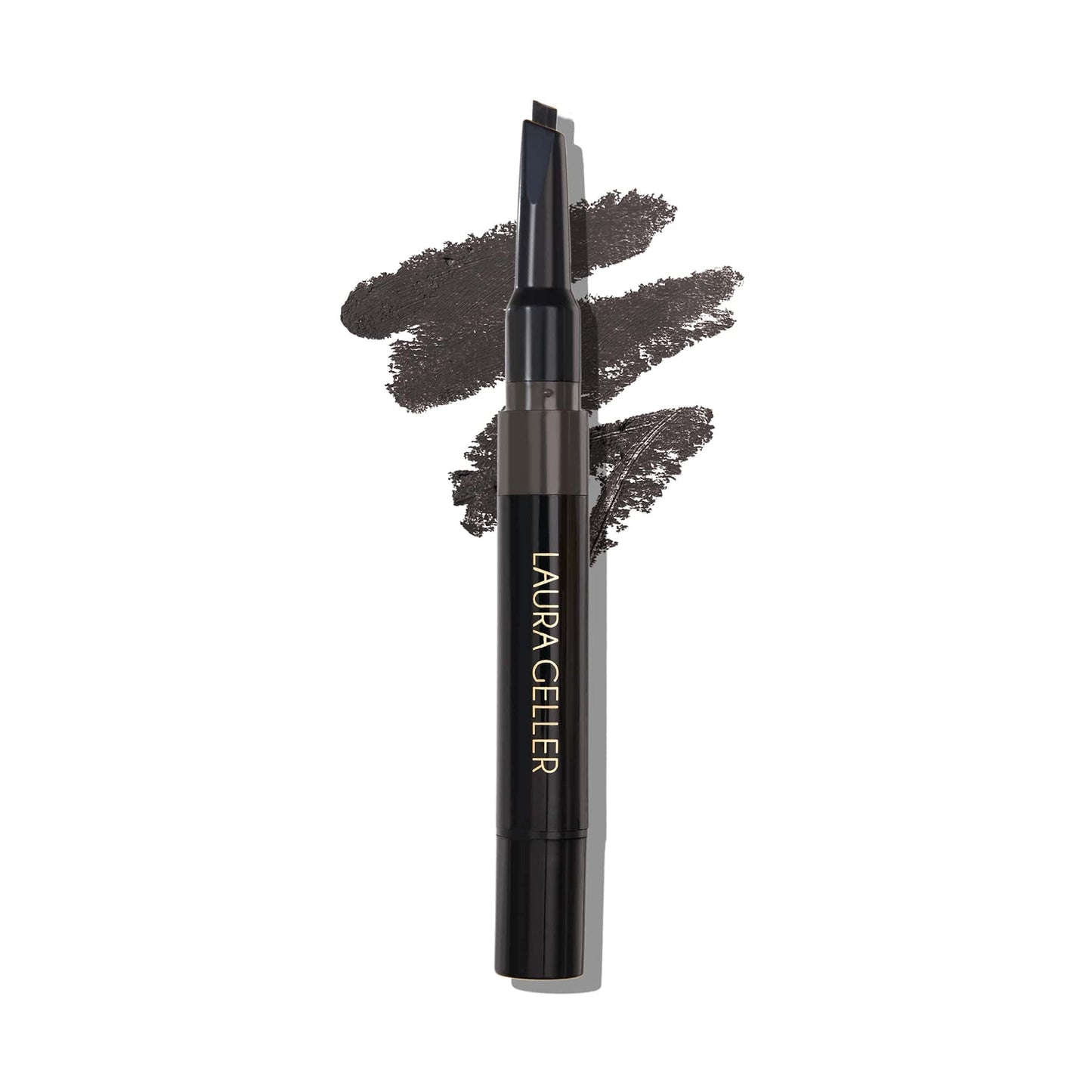 LAURA GELLER NEW YORK Sculpt-n-Stay Waterproof Brow Pencil & Gel- Soft Black