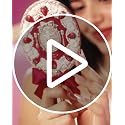 Flower Knows Strawberry Cupid Hand Mirror Pink