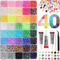 50000 Jelly Rhinestones 3mm with B7000 Glue Bedazzler Kit