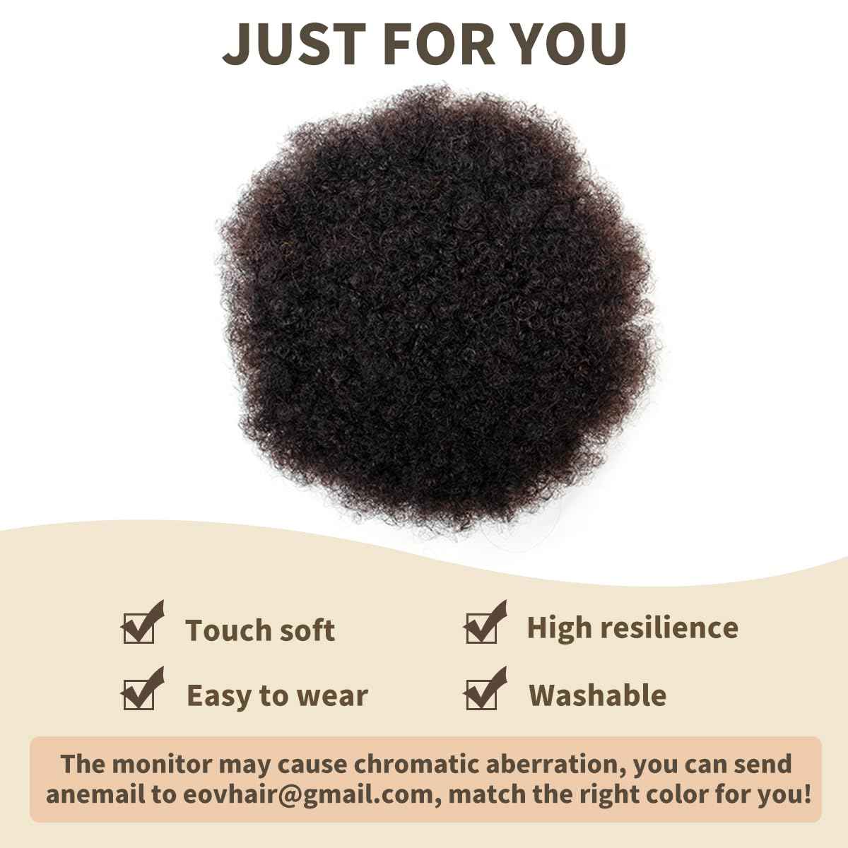 isheeny Large Afro Puff Drawstring Ponytail Puffs Natural Black 8 Inch Curly Drawstring Ponytail For Youth Girl Naturally Styled Hairpiece, Enhancing Your Beauty And Youthfulness