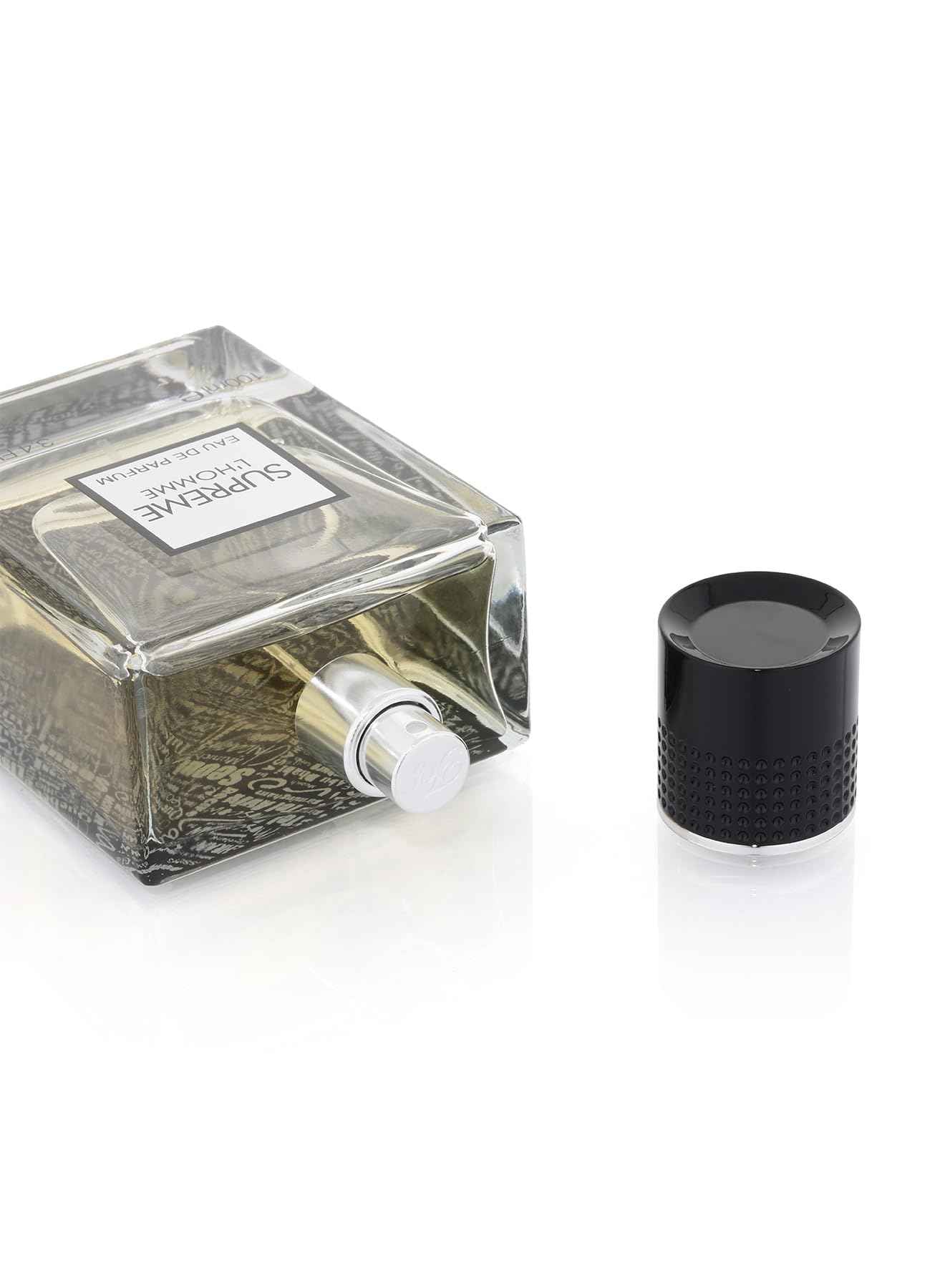 Fragrance World Supreme L'homme Eau De Parfum Spray for Men, 3.4 Ounce