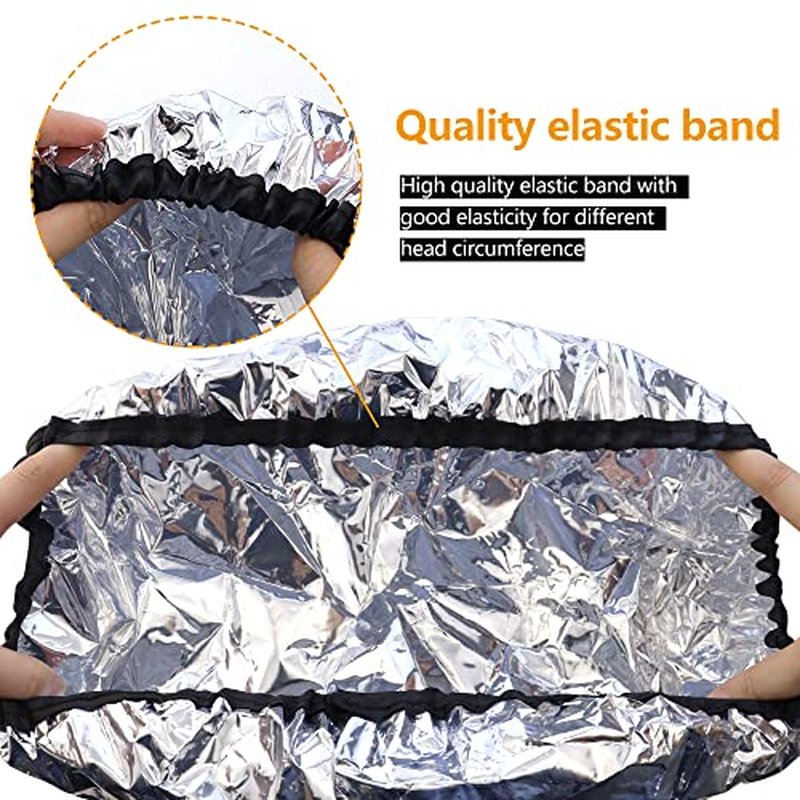 Aluminum Foil Conditioning Caps for Hair Treatment – 2 Pack