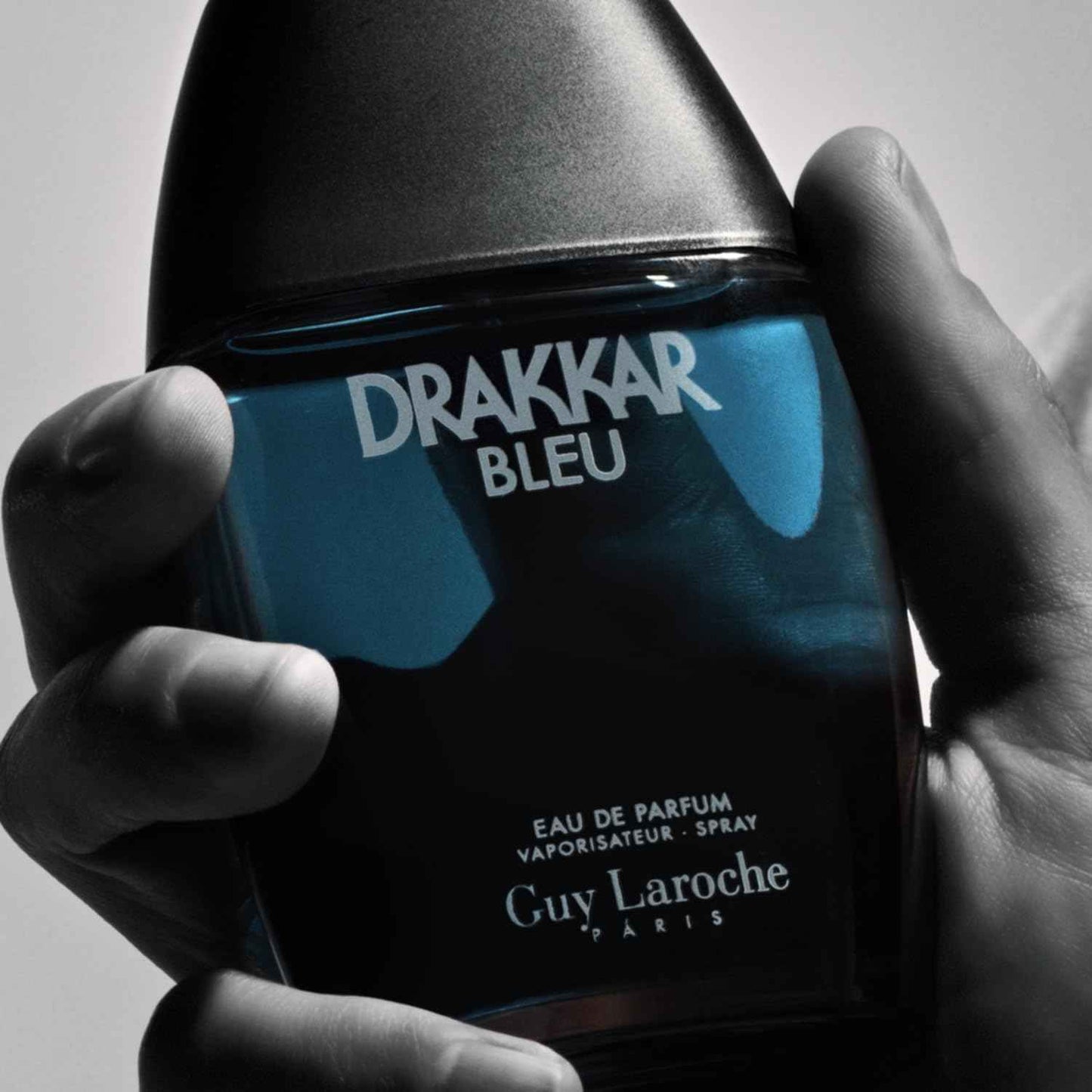Guy Laroche Drakkar Bleu - Iconic Designer Fragrance - Powerful, Aquatic & Fresh Eau de Parfum - Aquatic Fougère - Long Lasting Mens Cologne - Day and Evening Scent 3.4 Fl Oz