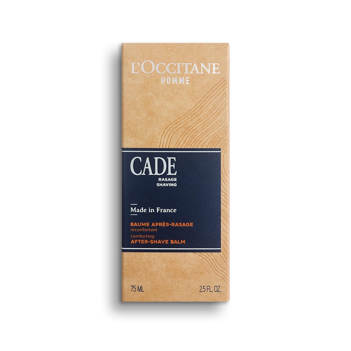 L'Occitane Soothing Cade After Shave Balm, 2.5 Fl Oz: Hydrating, Soothe After Shave, Reduce feelings of irritation, With Shea Butter, Woodsy Scent