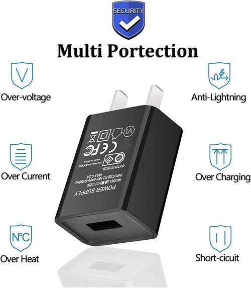 5V Power Cord for Freebird FlexSeries,Telfun, Roziapro, vsmooth, Roziaplus Electric Head & Body Hair Shaver Charger Replacement Electric Shaver Trimmer AC Power Adapter for Telfun Power Supply