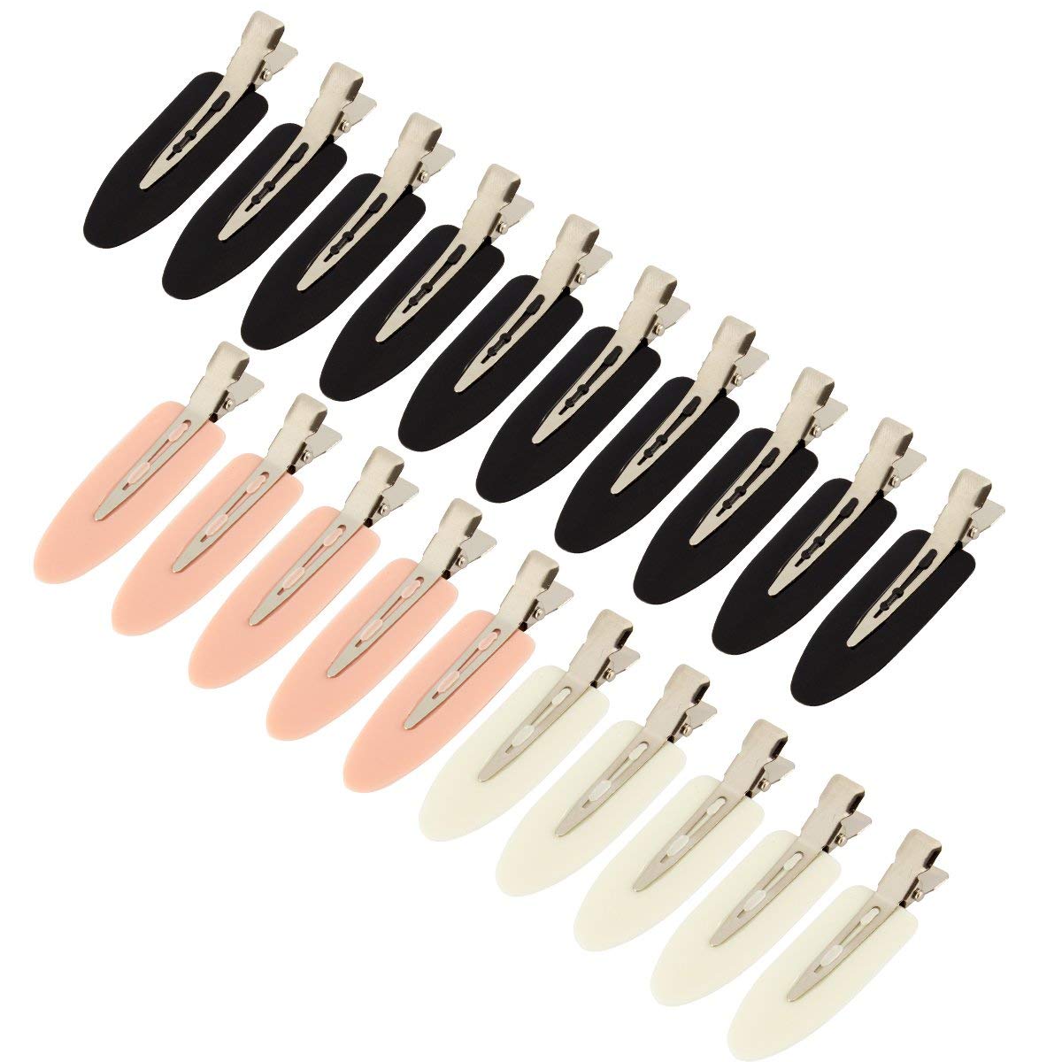 20 pieces No Bend Hair Clips, Curl Pin Clips, No Crease Hair Clips for Makeup Application