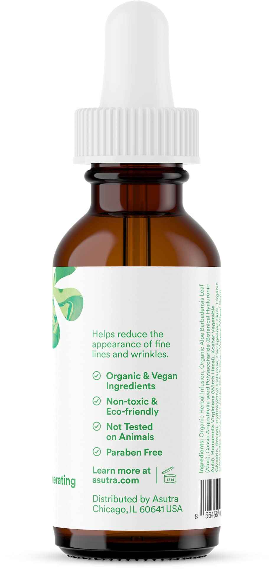 ASUTRA Face Serum Variety Pack, 3 Products - 1 fl oz 2.5% Retinol, 1 lf oz 20% Vitamin C, 1 fl oz Hyaluronic Acid Face Serum