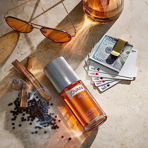 Jovan Musk for Men Aftershave 8 fl oz (Pack of 1), Notes of Carnation, Lavender, and Amber, Men's Fragrance, Long Lasting, Everyday Fragrance