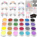 Glitter Tattoos for Kids, Glitter Tattoo kit, Face Gems, Rhinestones, Temporary Tattoos, Face Glitter Festival, face gems Stick on, Festival Accessories, face gem for Festivals,Girls Birthday Present