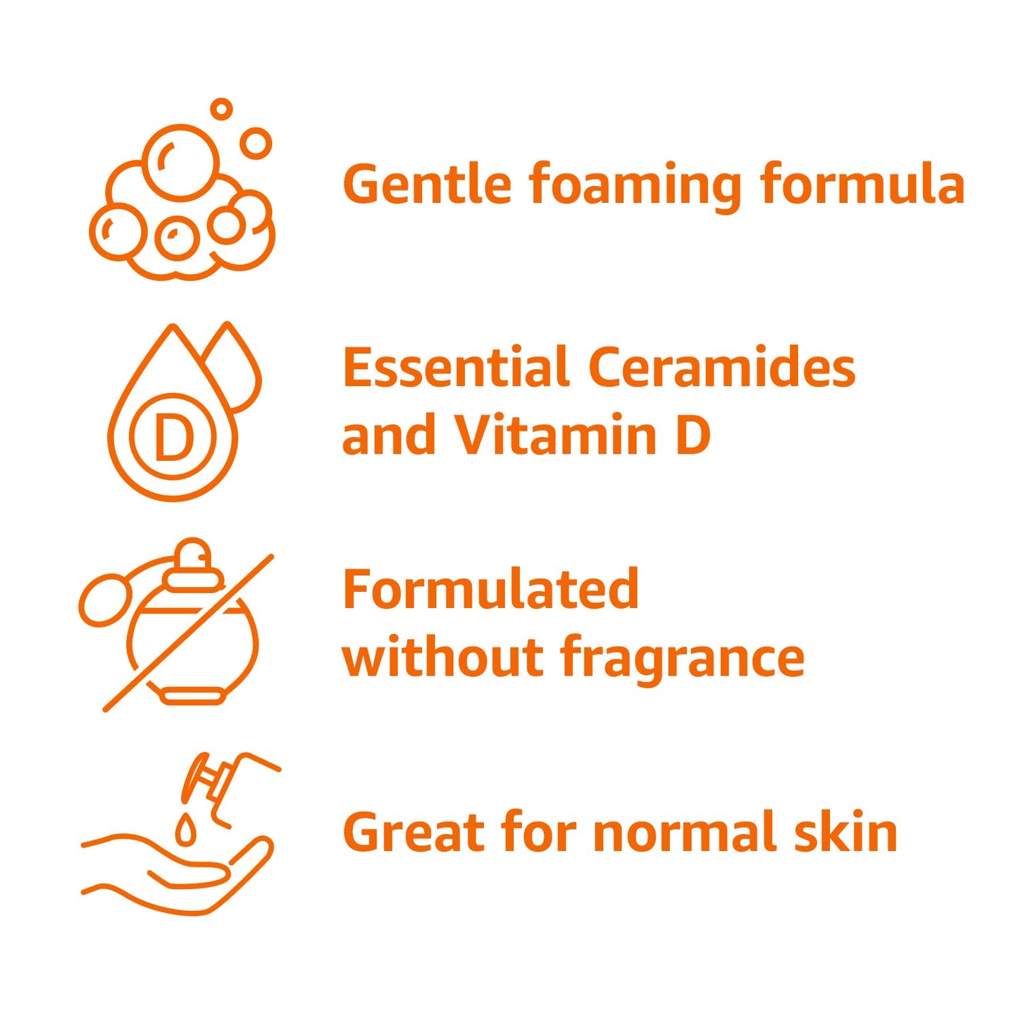 Amazon Basics Renewing Salicylic Acid Cleanser with Ceramides & Vitamin D, 8 Fluid Ounces, 1-Pack