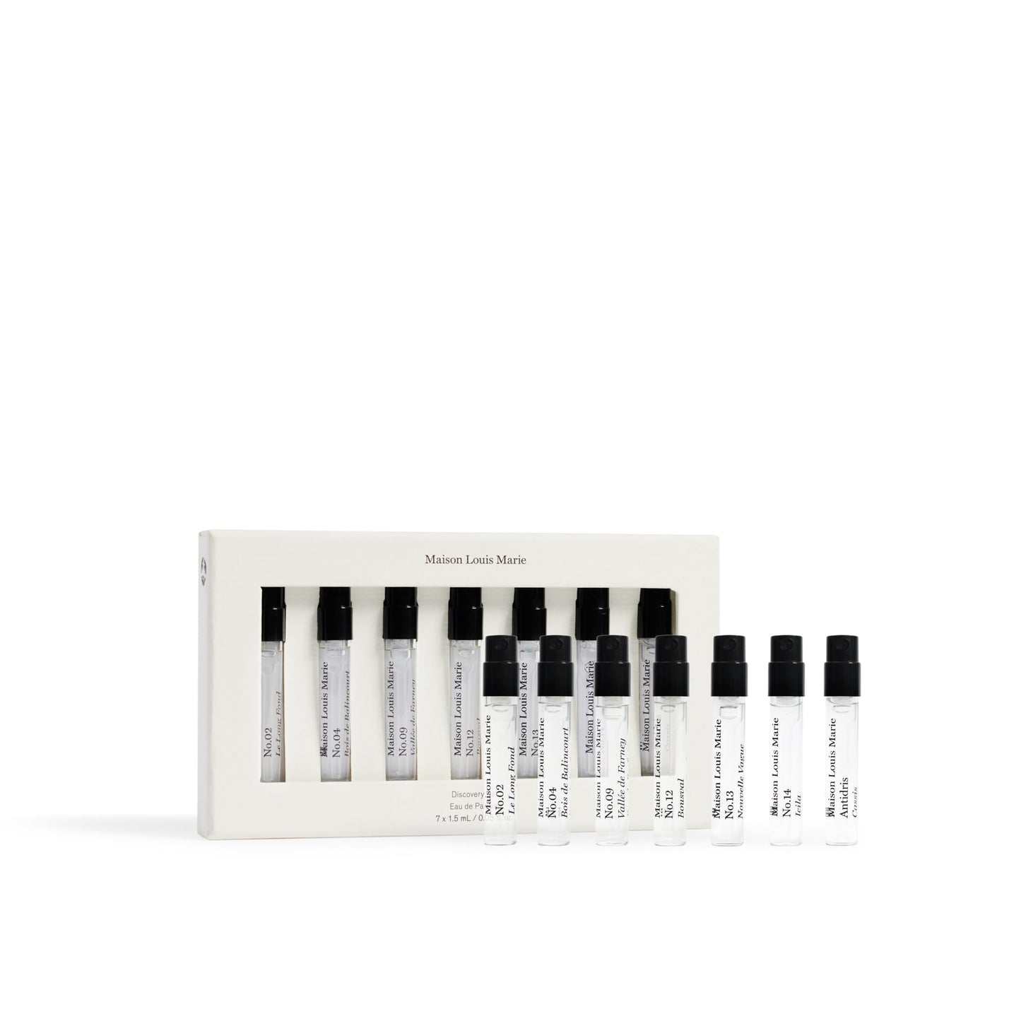 Maison Louis Marie - Natural Eau de Parfum Spray 7-Piece Discovery Set | Luxury Clean Beauty + Non-Toxic Fragrance (0.05 fl oz | 1.5 ml)