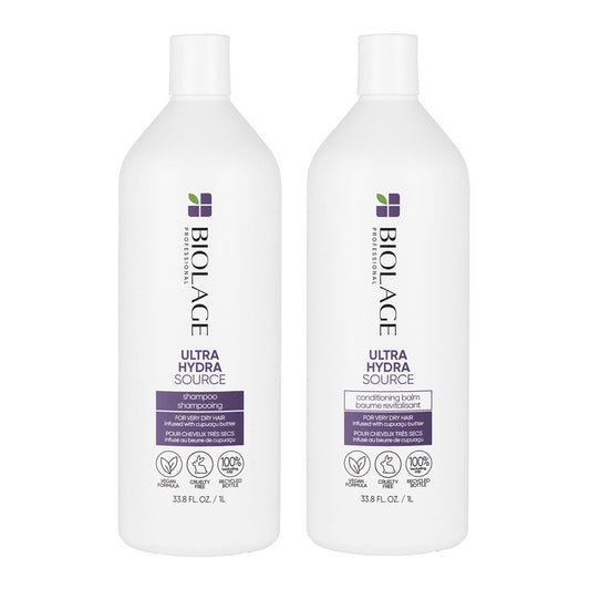 BIOLAGE Ultra Hydra Source Conditioning Balm | Deep Hydrating Conditioner | Renews Hair's Moisture | For Very Dry Hair | Silicone-Free | Vegan | Valentines Day Gift For Her